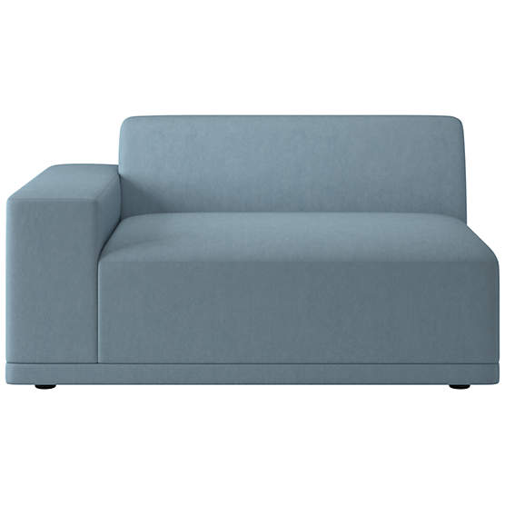 Faible Chair with Left-Arm Lisbon Wedgewood