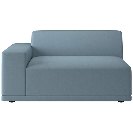 Faible Chair with Left-Arm Lisbon Wedgewood