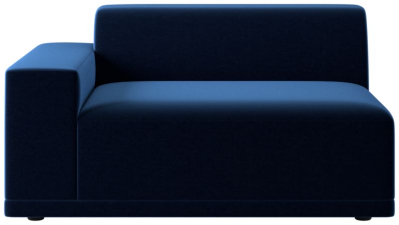 Faible Chair with Left-Arm Como Indigo - image 0 of 8