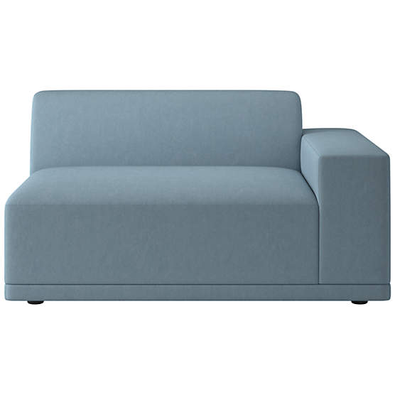 Faible Chair with Right-Arm Lisbon Wedgewood