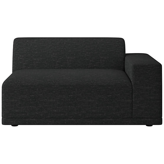 Faible Chair with Right-Arm Curious Ebony