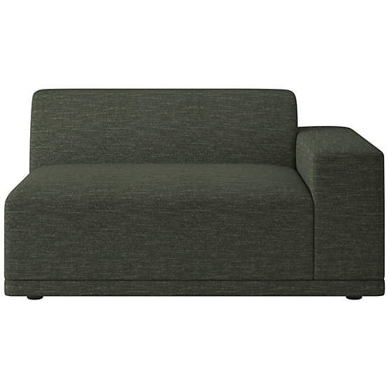 Faible Chair with Right-Arm Curious Evergreen