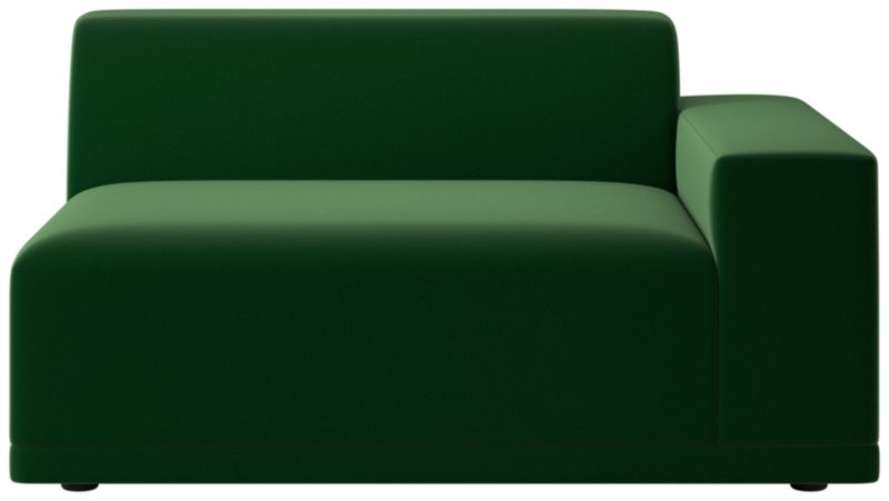 Faible Chair with Right-Arm Como Emerald - image 0 of 8