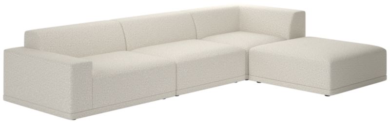 Faible 4-Piece Sectional Sofa with Left Arm Bloce Grey - image 0 of 8