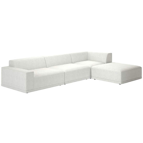Faible 4-Piece Sectional Sofa with Left Arm Elliot Dove
