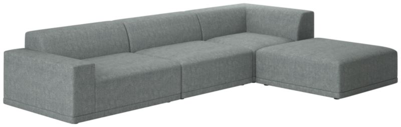 Faible 4-Piece Sectional Sofa with Left Arm Nomad Charcoal - image 0 of 8