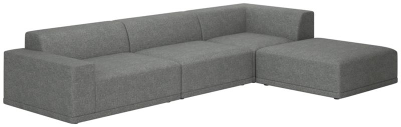 Faible 4-Piece Sectional Sofa with Left Arm Hatch Charcoal - image 0 of 8