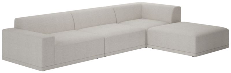 Faible 4-Piece Sectional Sofa with Left Arm Curious Linen - image 0 of 8