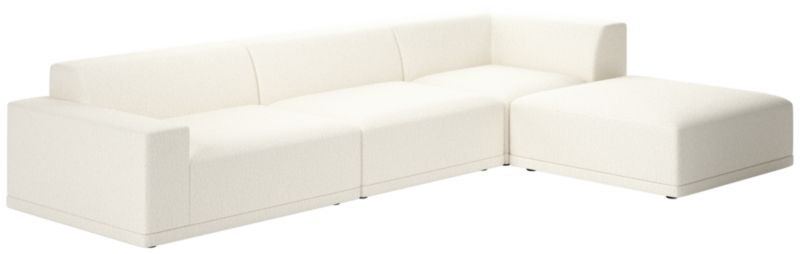 Faible 4-Piece Sectional Sofa with Left Arm Wooly Sand - image 0 of 7