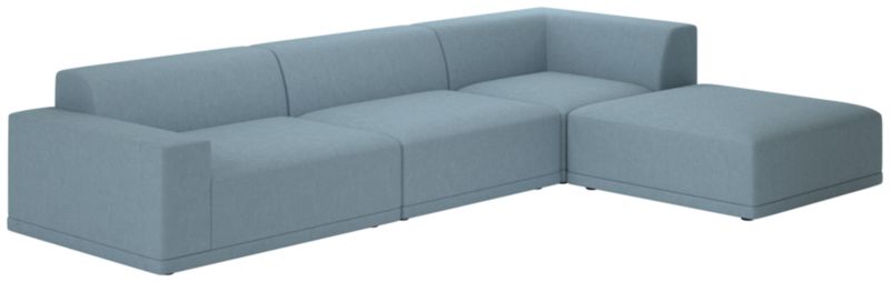 Faible 4-Piece Sectional Sofa with Left Arm Lisbon Wedgewood - image 0 of 7