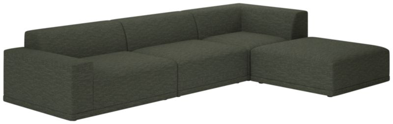 Faible 4-Piece Sectional Sofa with Left Arm Curious Evergreen - image 0 of 7