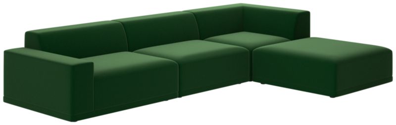 Faible 4-Piece Sectional Sofa with Left Arm Como Emerald - image 0 of 8