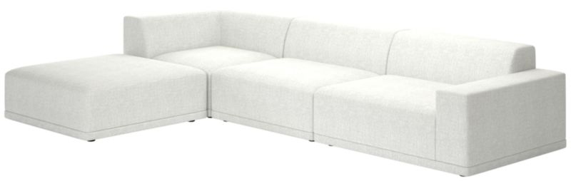 Faible 4-Piece Sectional Sofa with Right Arm Elliot Dove - image 0 of 7