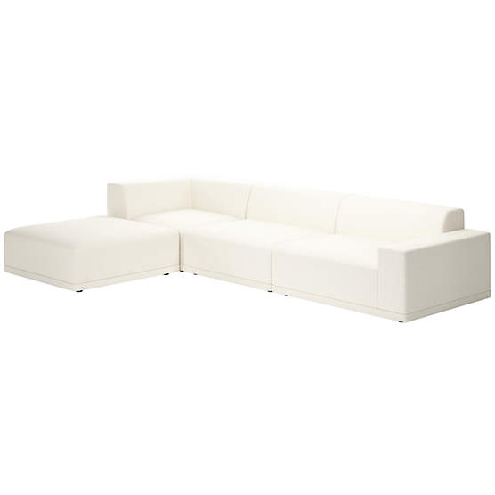 Faible 4-Piece Sectional Sofa with Right Arm Wooly Sand