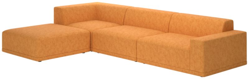 Faible 4-Piece Sectional Sofa with Right Arm Dream Ginger Tea - image 0 of 8