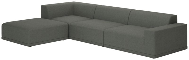 Faible 4-Piece Sectional Sofa with Right Arm Taylor Charcoal - image 0 of 8