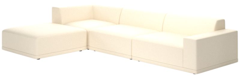 Faible 4-Piece Sectional Sofa with Right Arm Kanvas Sand - image 0 of 8