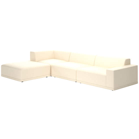 Faible 4-Piece Sectional Sofa with Right Arm Kanvas Sand