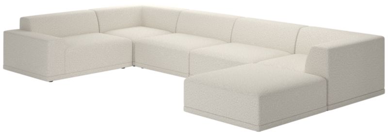 Faible 6-Piece Sectional Sofa with Left Arm Bloce Grey - image 0 of 8