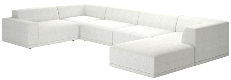 Faible 6-Piece Sectional Sofa with Left Arm Elliot Dove - image 0 of 7