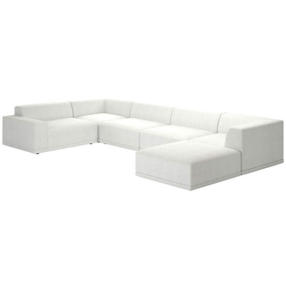 Faible 6-Piece Sectional Sofa with Left Arm Elliot Dove