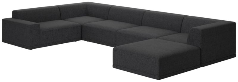 Faible 6-Piece Sectional Sofa with Left Arm Bloce Noir - image 0 of 8