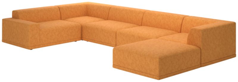 Faible 6-Piece Sectional Sofa with Left Arm Dream Ginger Tea - image 0 of 8