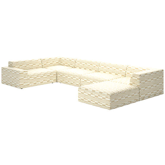 Faible 6-Piece Sectional Sofa with Left Arm Piano Cloud
