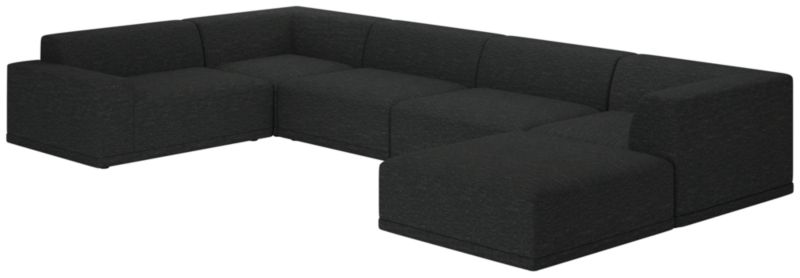 Faible 6-Piece Sectional Sofa with Left Arm Curious Ebony - image 0 of 7