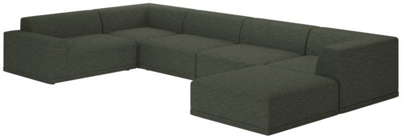 Faible 6-Piece Sectional Sofa with Left Arm Curious Evergreen - image 0 of 7