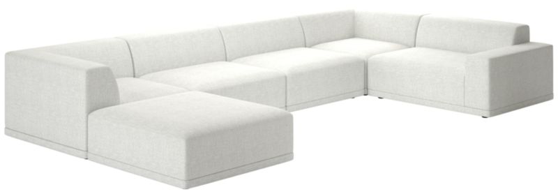 Faible 6-Piece Sectional Sofa with Right Arm Elliot Dove - image 0 of 7