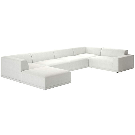 Faible 6-Piece Sectional Sofa with Right Arm Elliot Dove