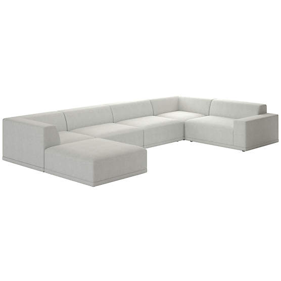 Faible 6-Piece Sectional Sofa with Right Arm Elliot Dove