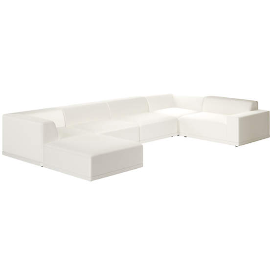 Faible 6-Piece Sectional Sofa with Right Arm Dream Pina Colada