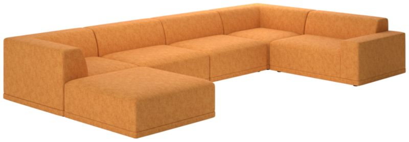 Faible 6-Piece Sectional Sofa with Right Arm Dream Ginger Tea - image 0 of 8