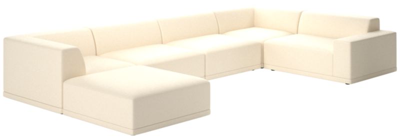 Faible 6-Piece Sectional Sofa with Right Arm Kanvas Sand - image 0 of 8