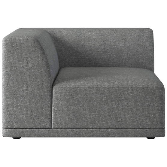 Faible Corner Chair Hatch Charcoal