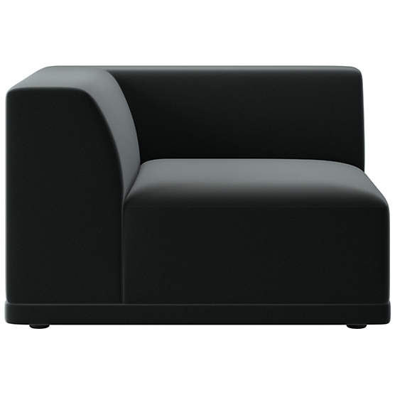 Faible Corner Chair Como Dark Grey
