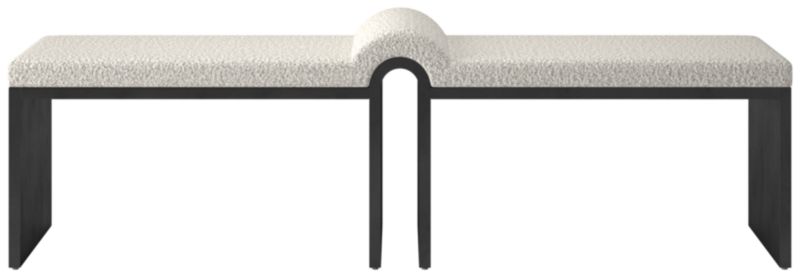 Viewing product image Arc Bench Bloce Grey - image 1 of 8