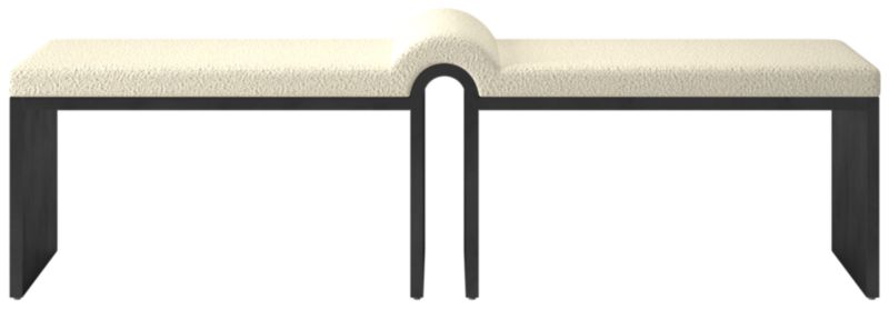 Viewing product image Arc Bench Bloce Cream - image 1 of 8