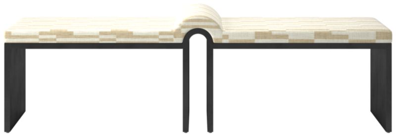 Viewing product image Arc Bench Piano Cloud - image 1 of 8