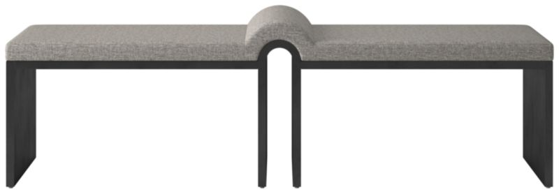 Arc Bench Taylor Felt Grey - image 0 of 9