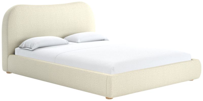 Diana Queen Bed Bloce Cream - image 0 of 7