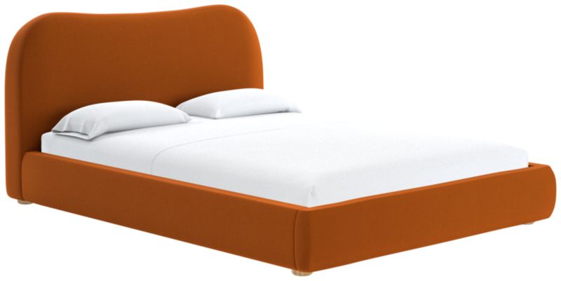 Diana Queen Bed Luca Russet - image 0 of 7