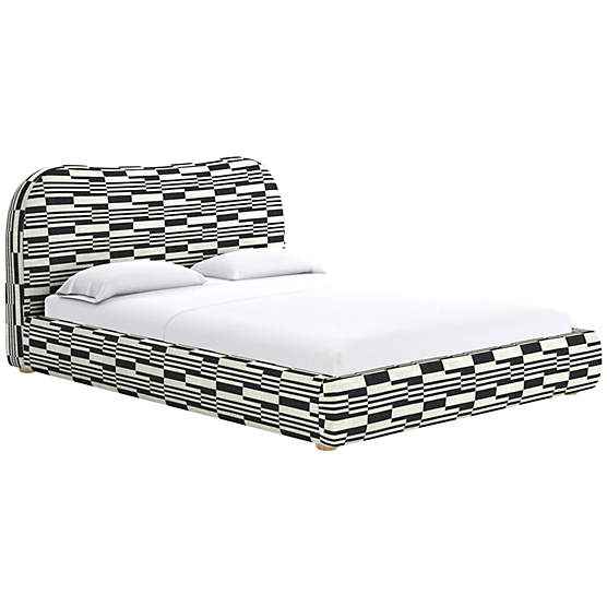 Diana Queen Bed Piano Domino