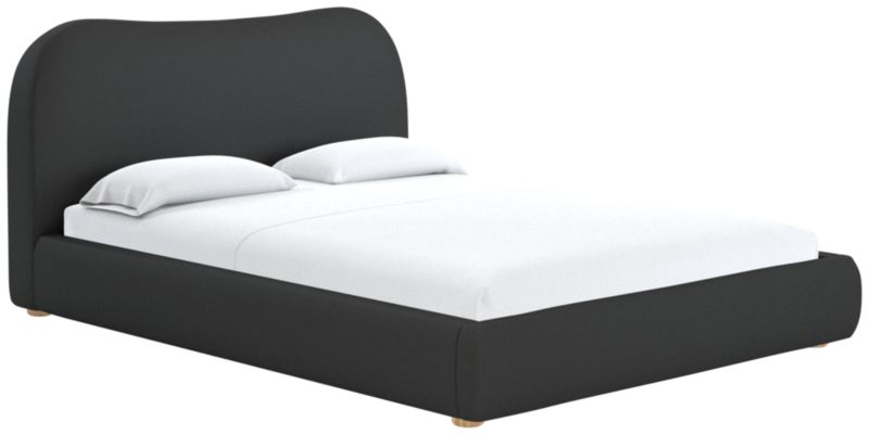 Diana Queen Bed Kanvas Ebony - image 0 of 7