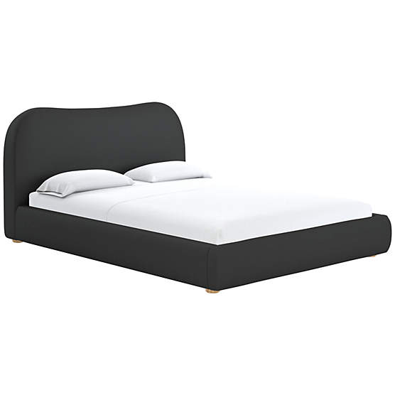 Diana Queen Bed Kanvas Ebony
