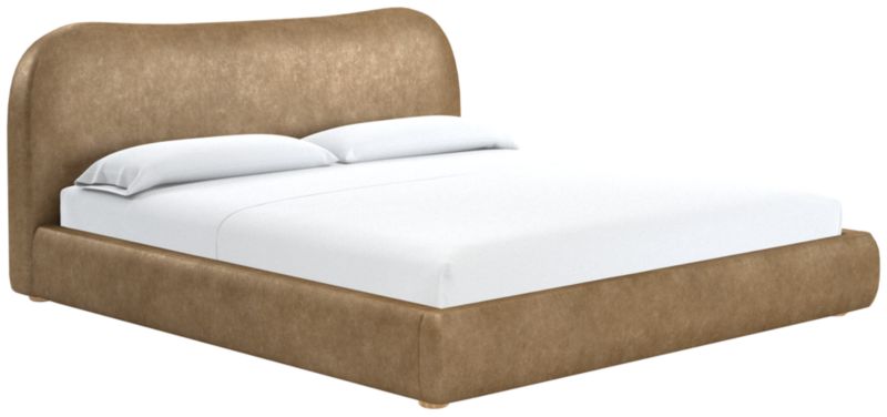 Diana Bello Saddle Leather King Bed - image 0 of 2