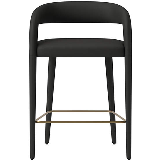 Lisette Counter Stool Kanvas Ebony