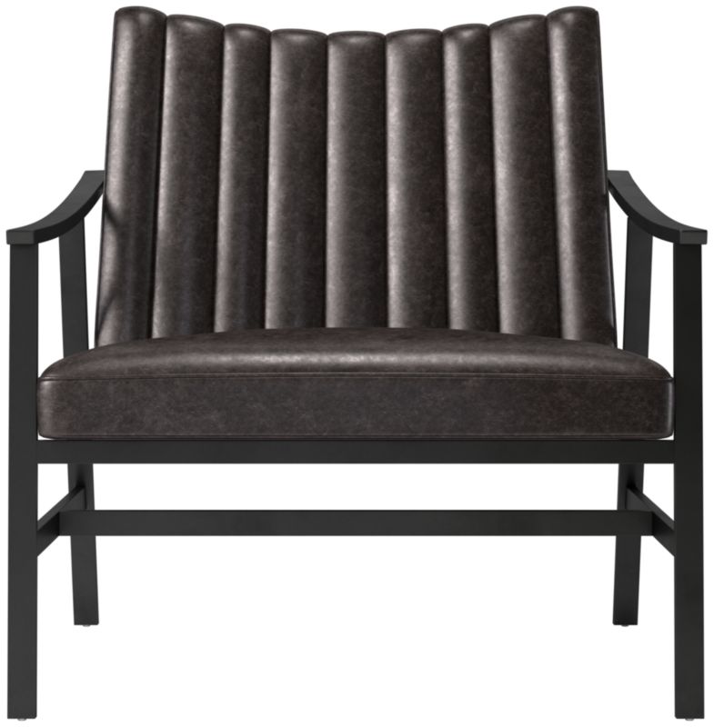 Blair Leather Chair Bello Black - image 0 of 3